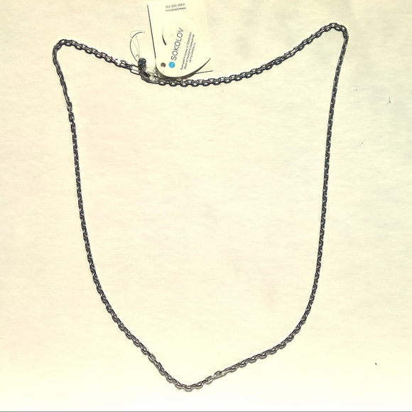 NWT Designer Silver Chain - Picture 1 of 1